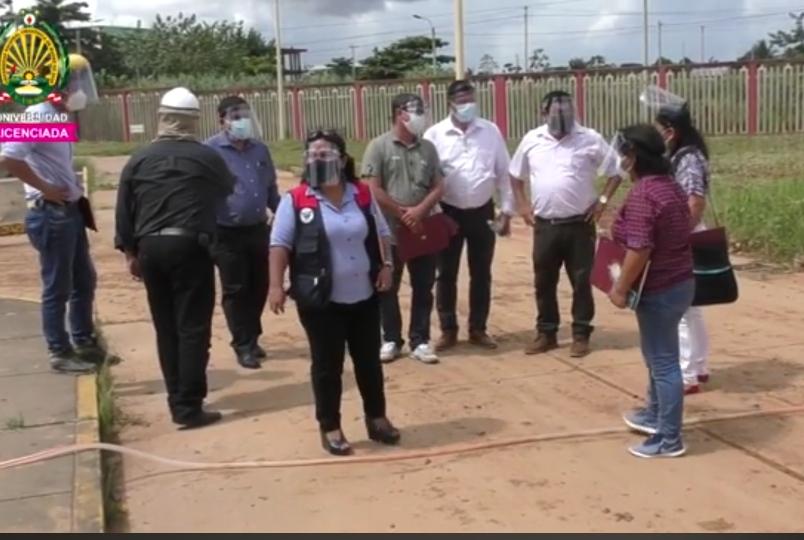 Consejeros regionales de San Martín y Madre de Dios visitan instalaciones de la UNAMAD