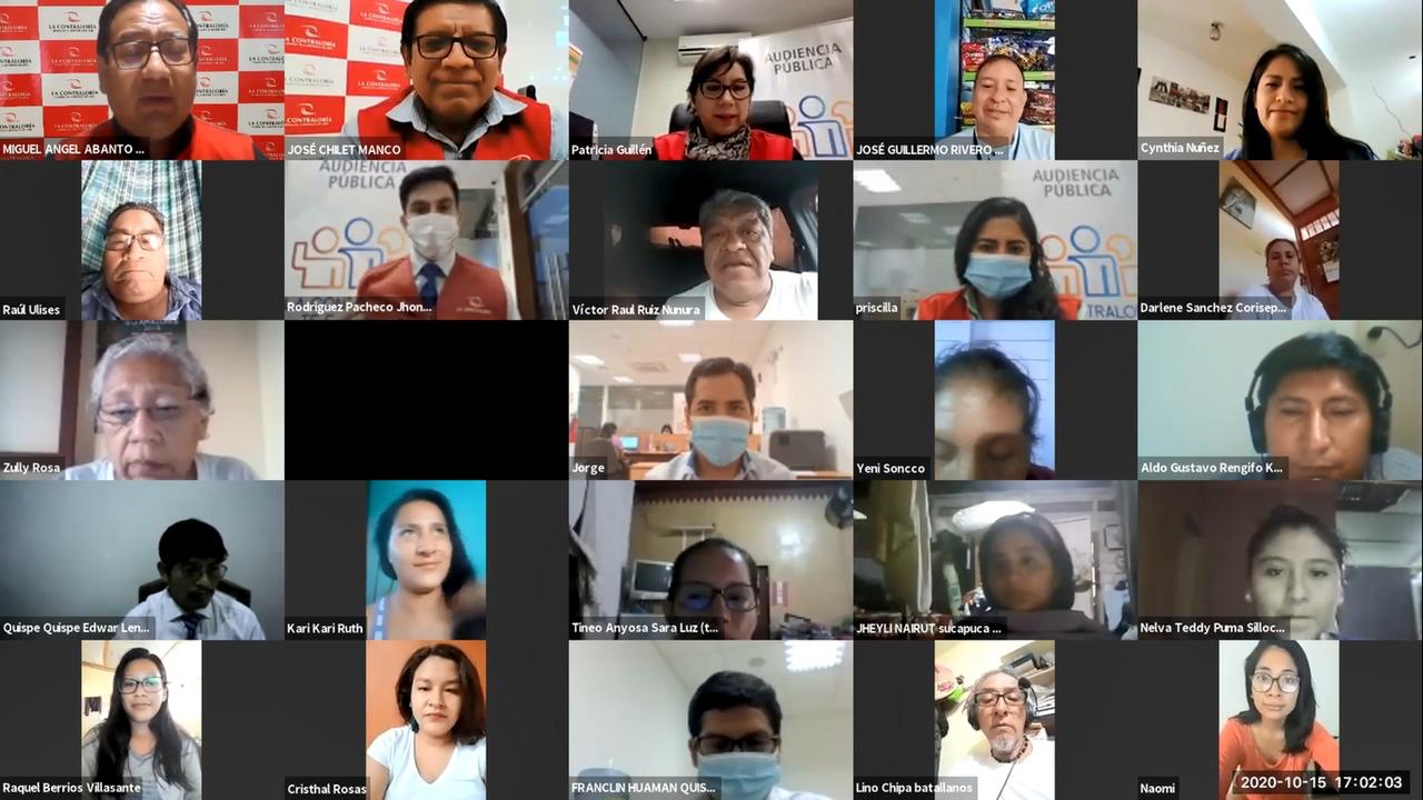 Contraloría recibirá alertas ciudadanas en provincia Tahuamanu