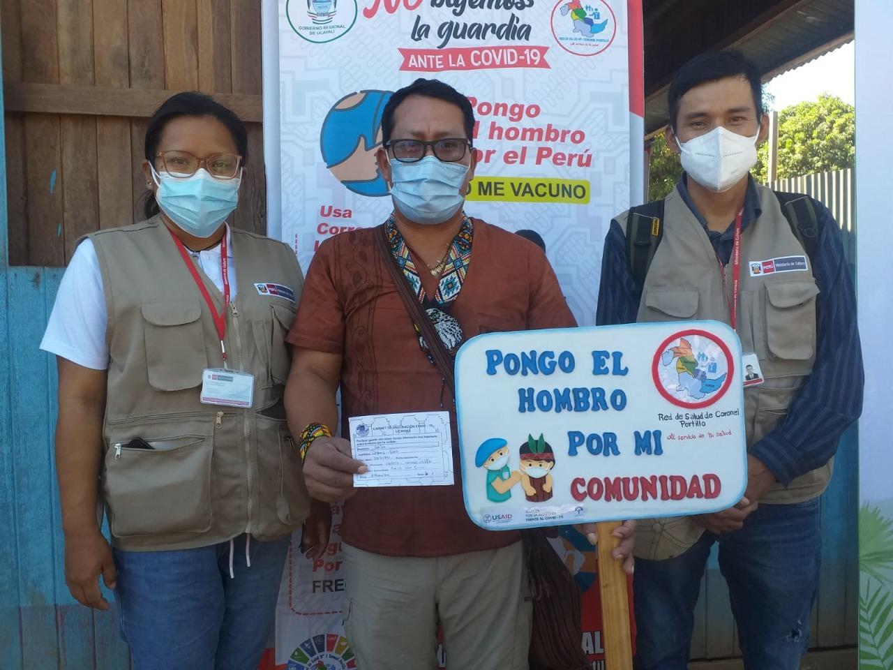 Ministerio de Cultura difunde mensajes en lenguas indígenas durante jornadas de vacunación contra la COVID-19