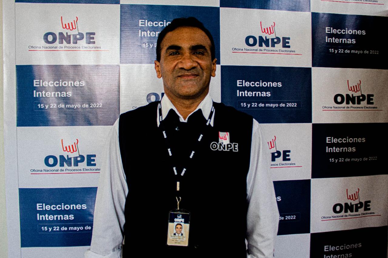 Foto: Gestor del Punto Focal de la ONPE en Madre de Dios