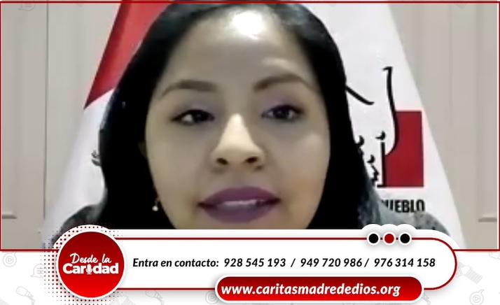 Foto: Comisionada de la Defensoría del Pueblo Ana Sánchez Apaza
