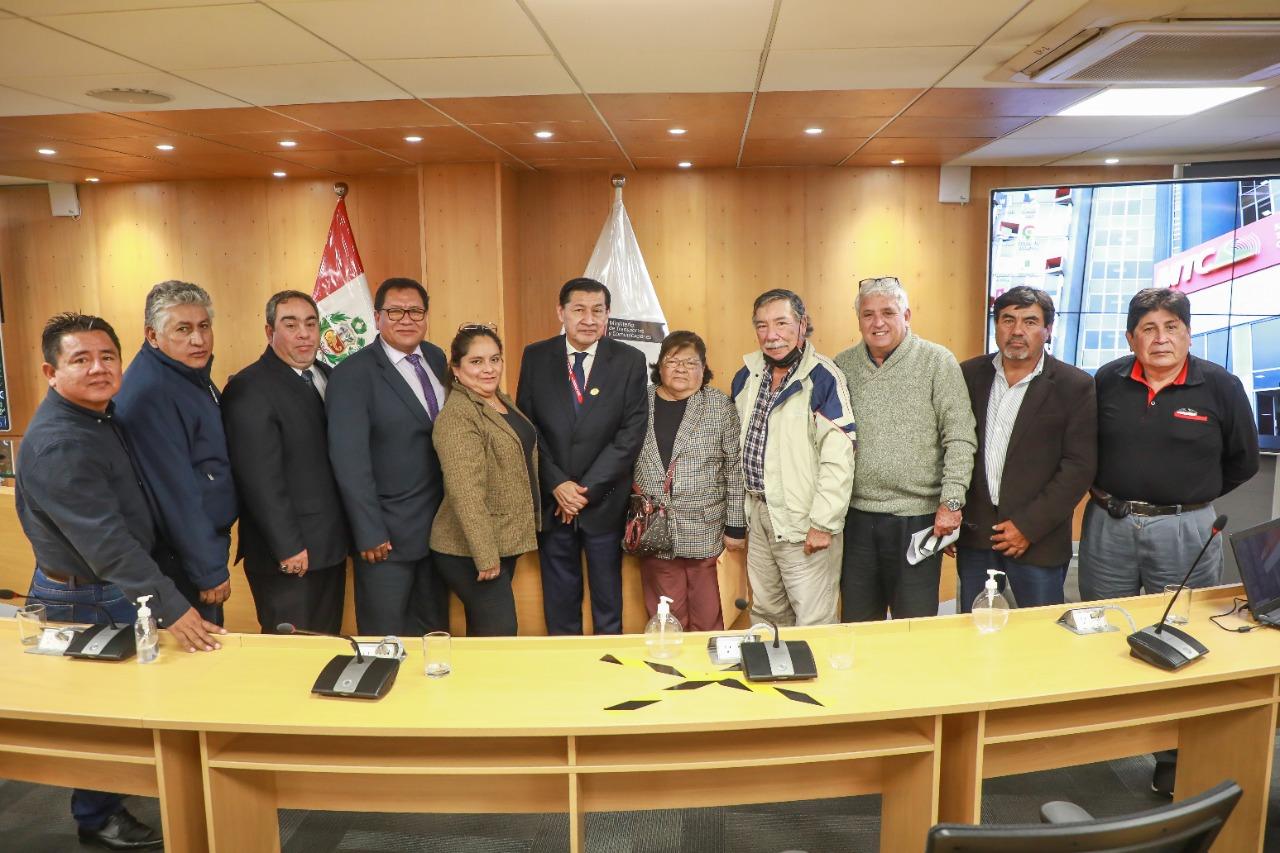 Foto: Minsterio de Transporte y Comunicaciones