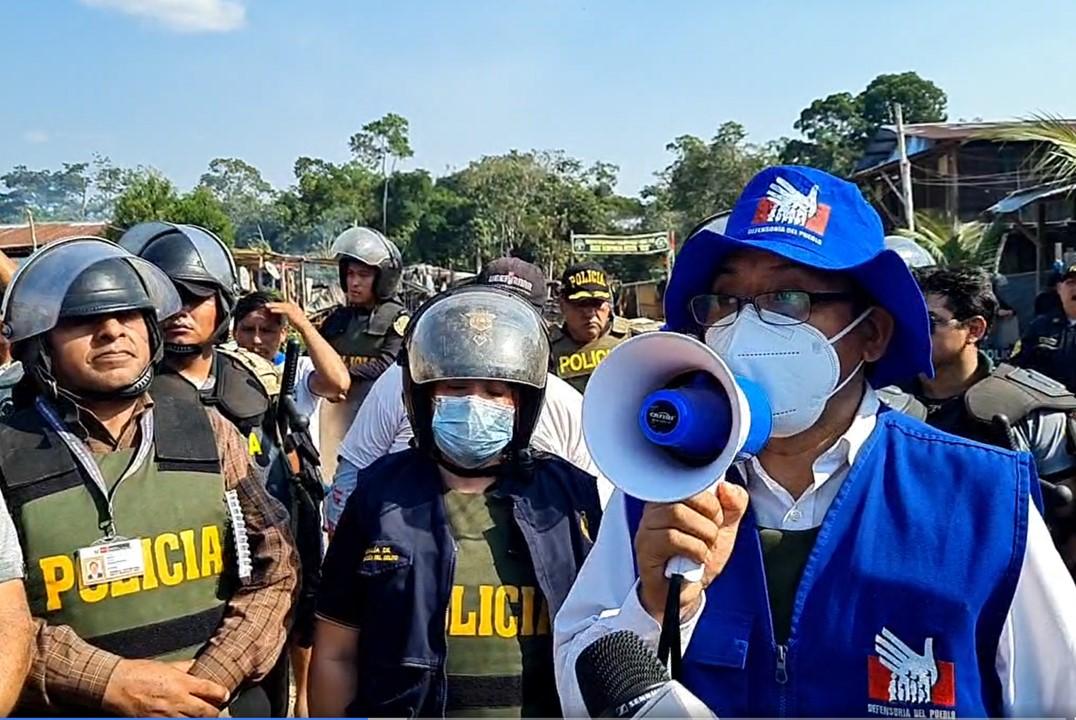 El jefe de la Oficina Defensorial de Madre de Dios, Guimo Loaiza Muñoz.