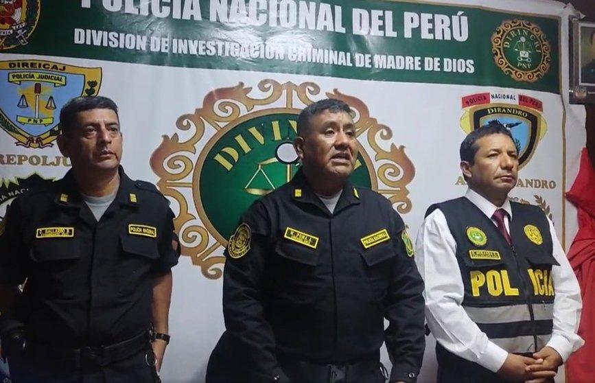 Coronel PNP Walter Poma. Imagen: Flash Madre de Dios