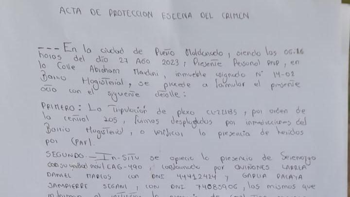 Foto: Policía