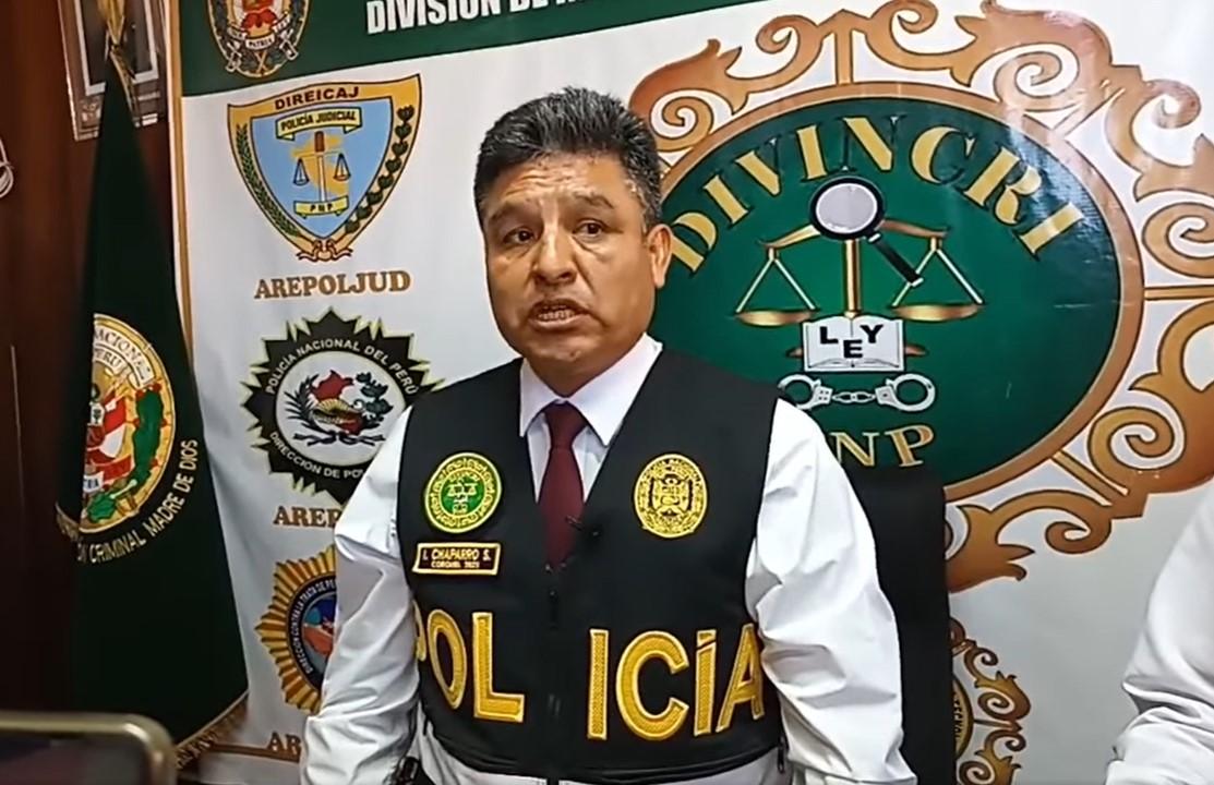 Coronel Isaías Chaparro. Foto: PNP