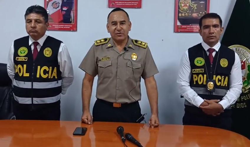 General PNP Samuel Peralta. Imagen: Flash Madre de Dios