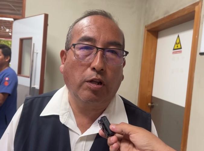 El director regional de salud. Imagen: Radio Madre de Dios