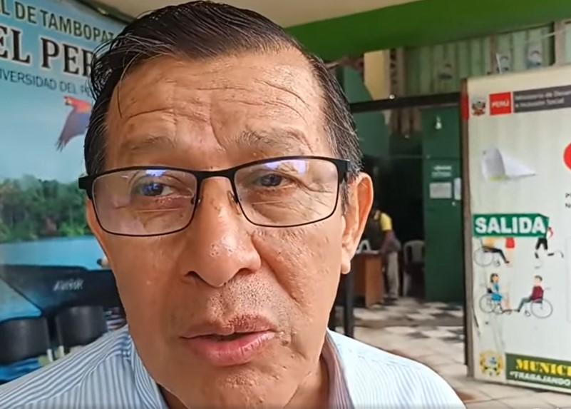 Eduardo Salhuana. Imagen: Radio Madre de Dios