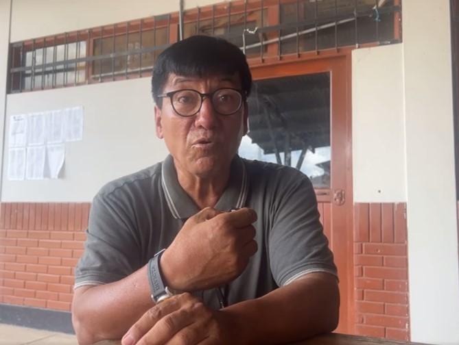 Dr. Carlos Manrique, de Inteligencia Sanitaria, Diresa. Imagen: Radio Madre de Dios